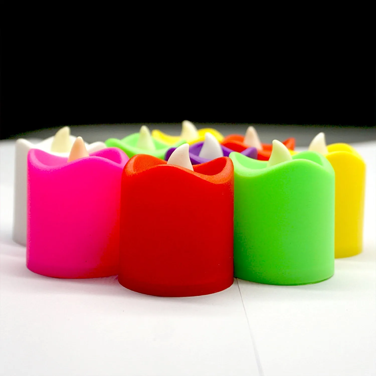 10PCS FESTIVAL DECORATIVE - LED TEALIGHT CANDLES | BATTERY OPERATED CANDLE IDEAL FOR PARTY.