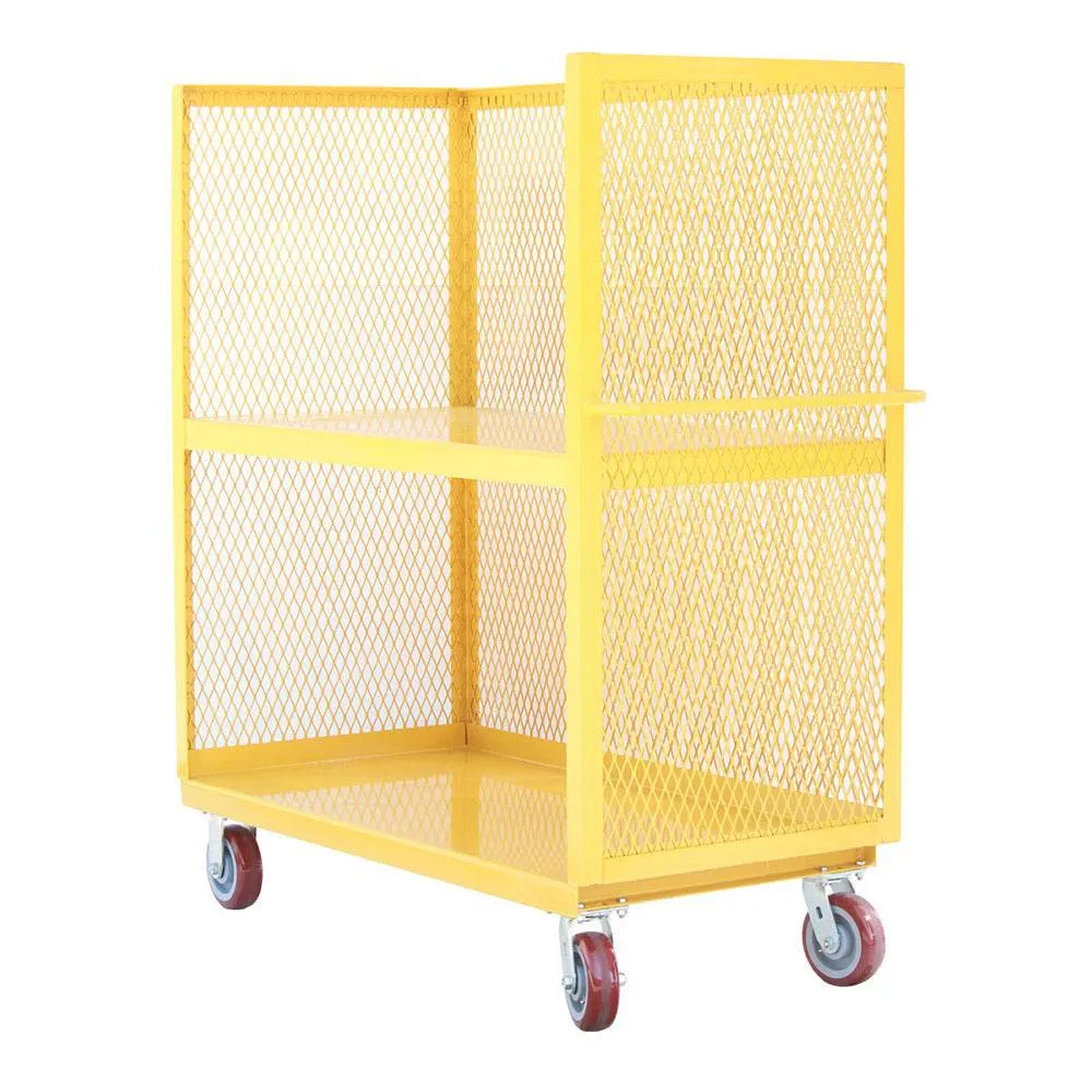 3-Sided Service Cart (2 Shelves)