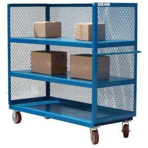 3-Sided Service Cart (3 Shelves)