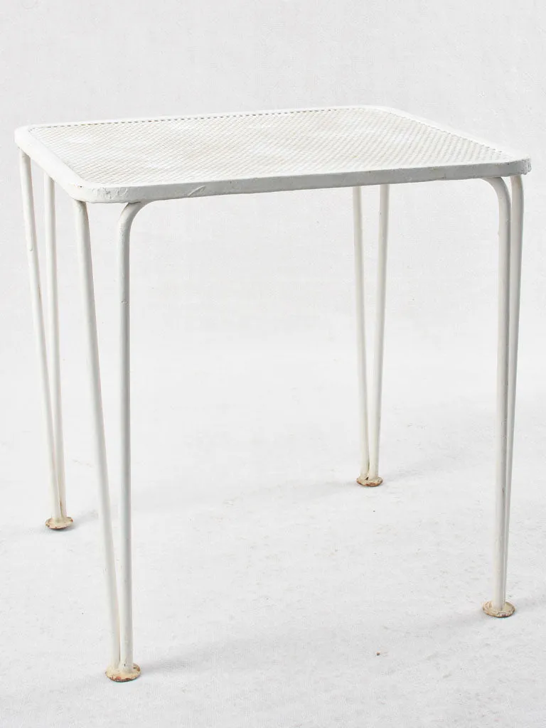 4 vintage nesting side tables