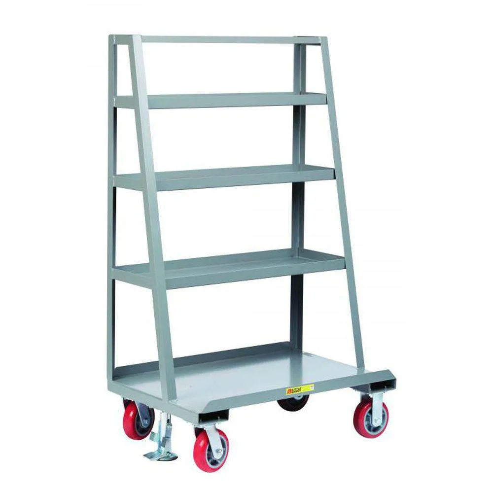 A-Frame Sheet and Panel Truck w/ Back Shelf Storage