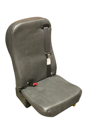 AbiliTrax 3PT Seat in Gray Vinyl for use with Cam Lock Legs BLEMISHED