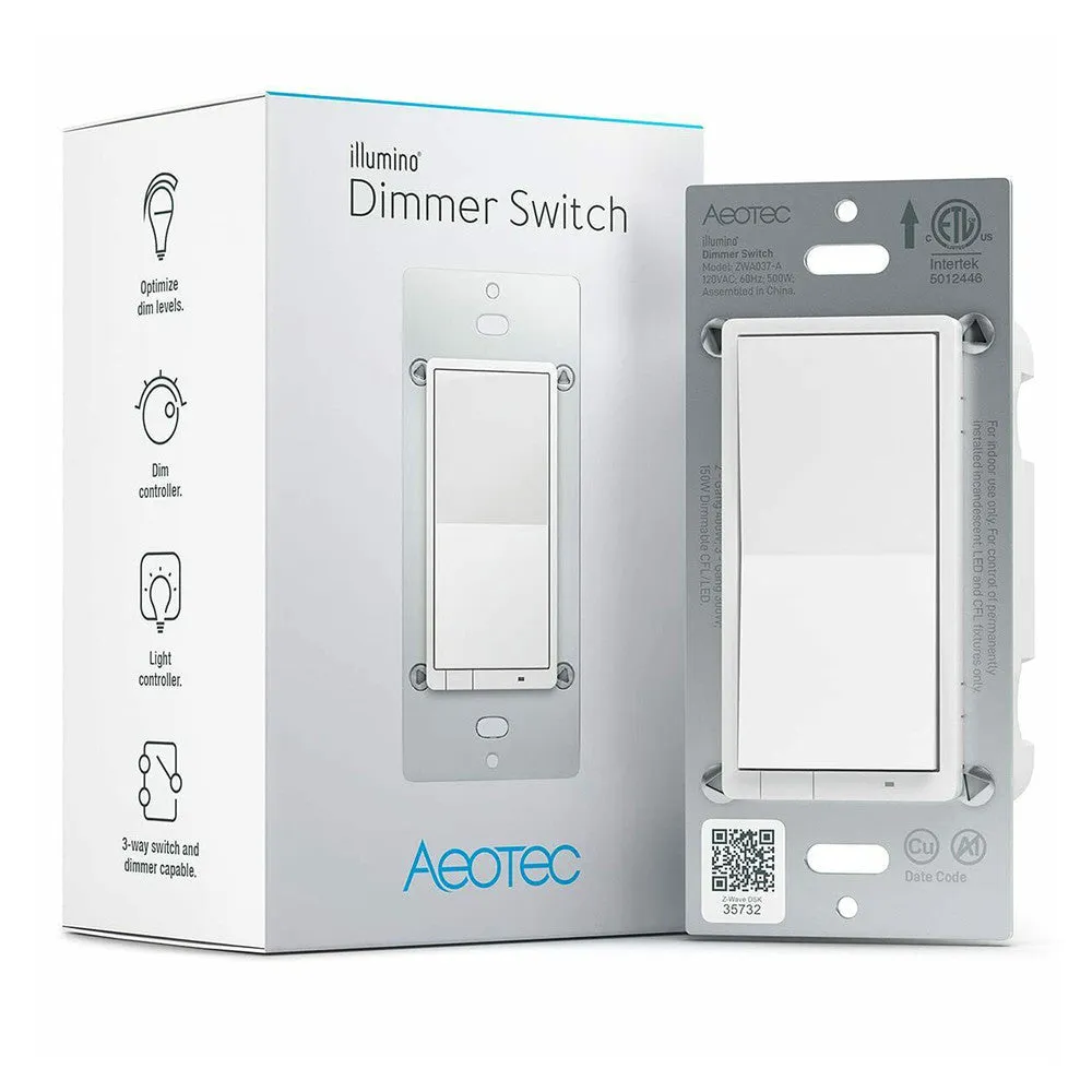 Aeotec Z-Wave Plus v2 illumino Dimmer Wall Switch, Gen7