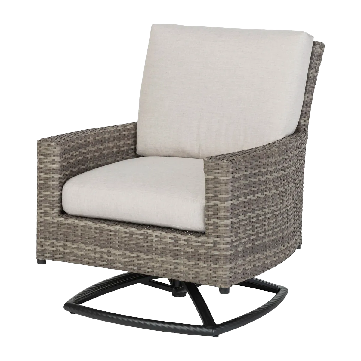 Alexee Woven Swivel Rocking Lounge Chair