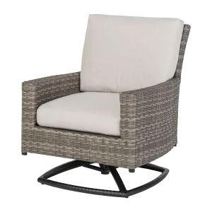 Alexee Woven Swivel Rocking Lounge Chair