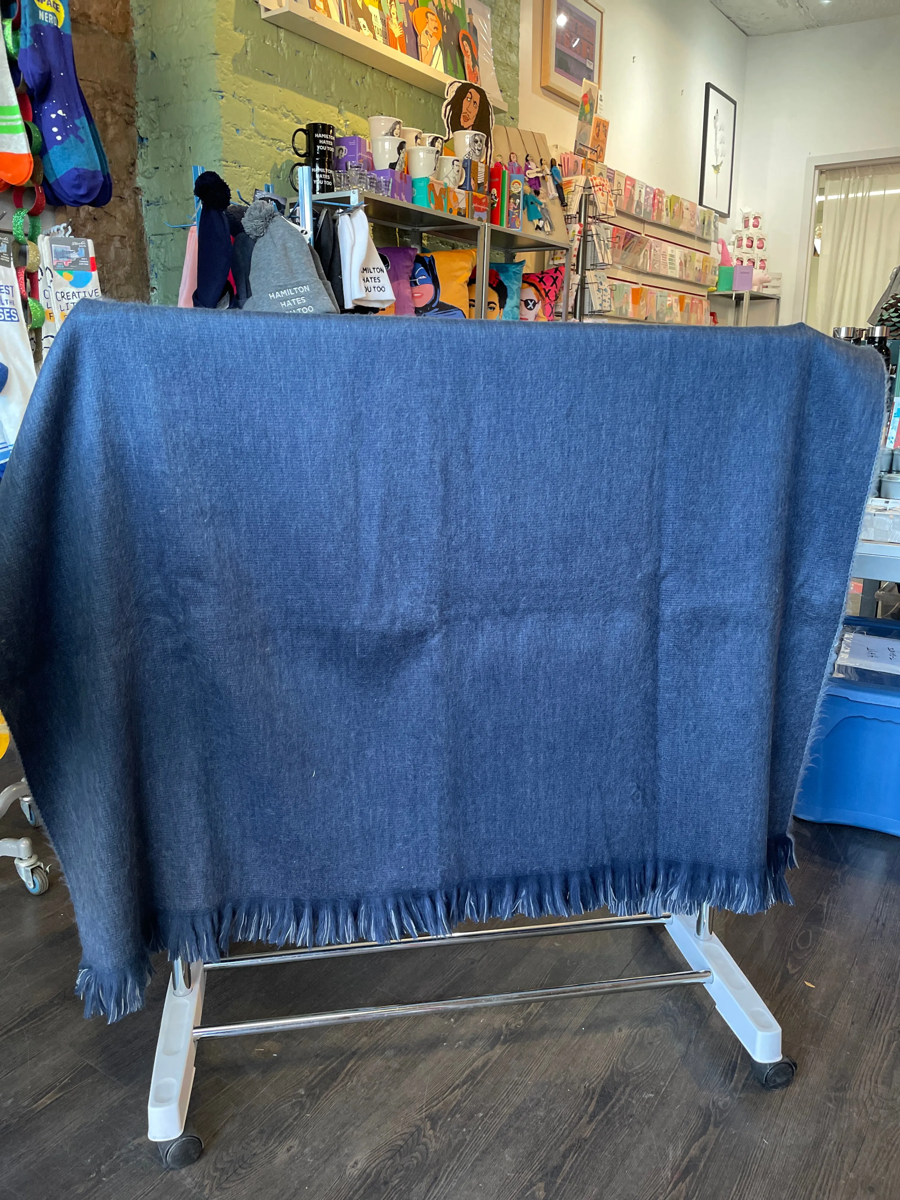 Alpaca Throw Blanket - Stormy Seas