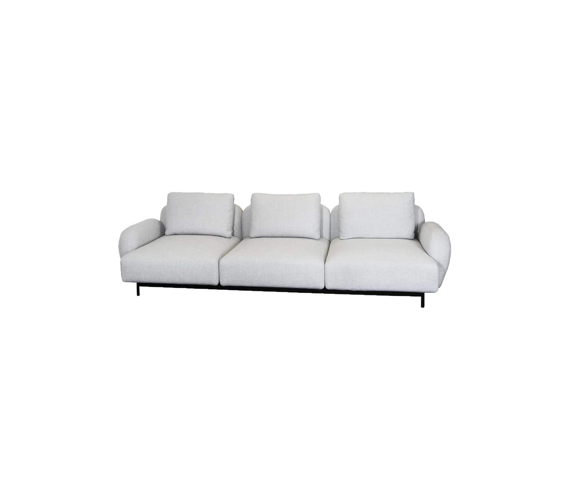 Aura 3-seater sofa with low armrest (4)