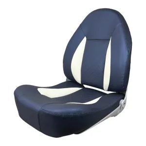 Axis Ranger Hi Back PRO Folding Seat Blue / White