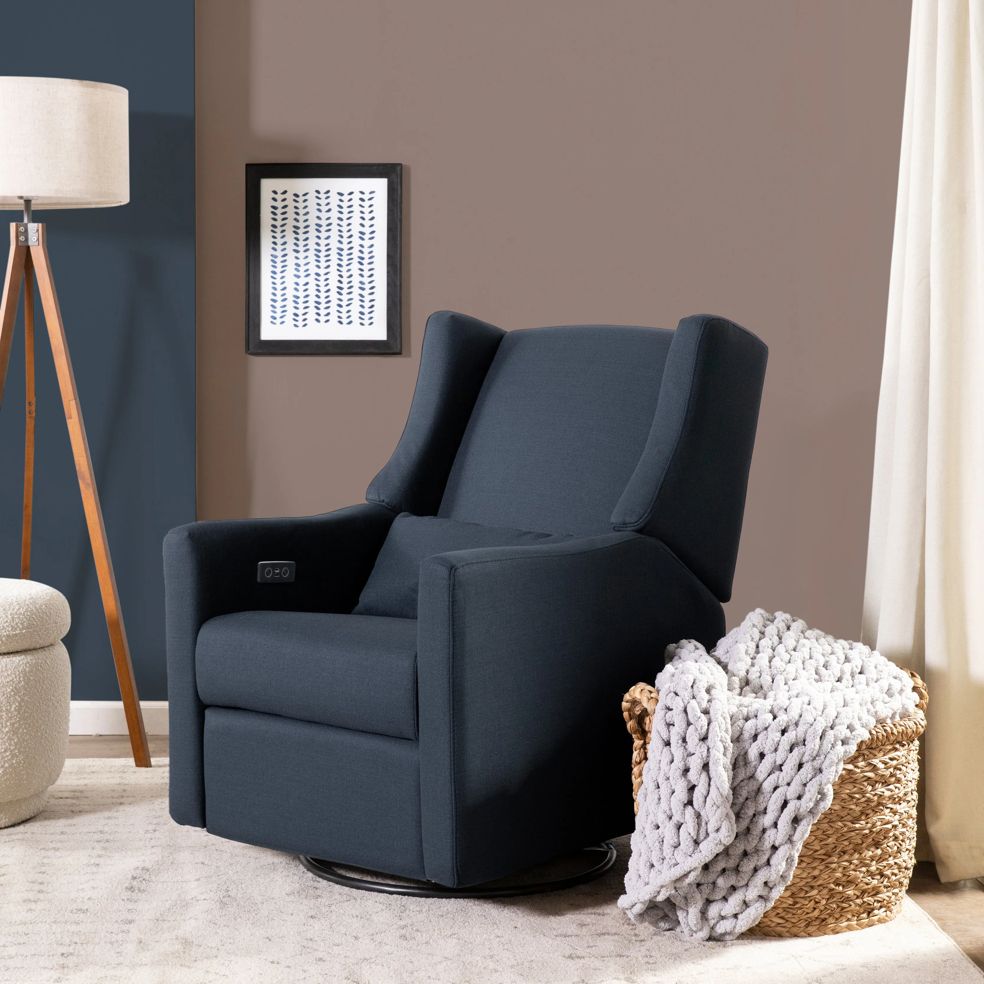 Babyletto | Kiwi Electric Recliner/Swivel Glider in Eco-Performance Fabric with USB