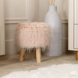 Beige Mongolia Stool