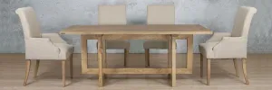 Bolton Wood Top & Baron 6 Seater Dining Set