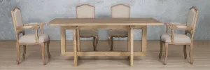 Bolton Wood Top & Duke 6 Seater Dining Set