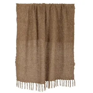 Burbuja Cotton Blend Throw (125 x 150cm) - Tan