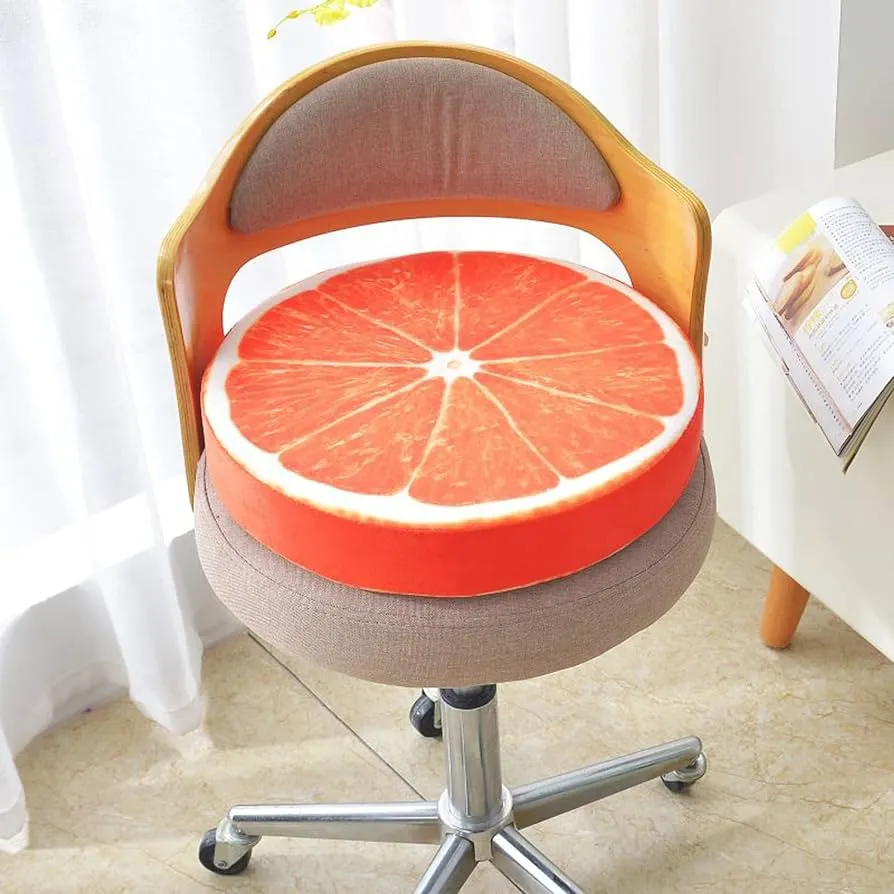 Citrus Fruit Seat Pads - Soft Seating Set