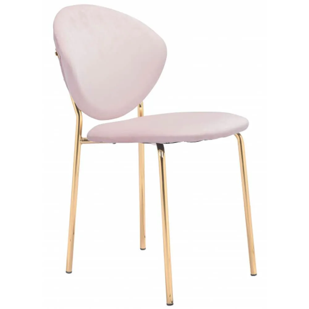 Clyde Dining Chair, Pink, Set of 2