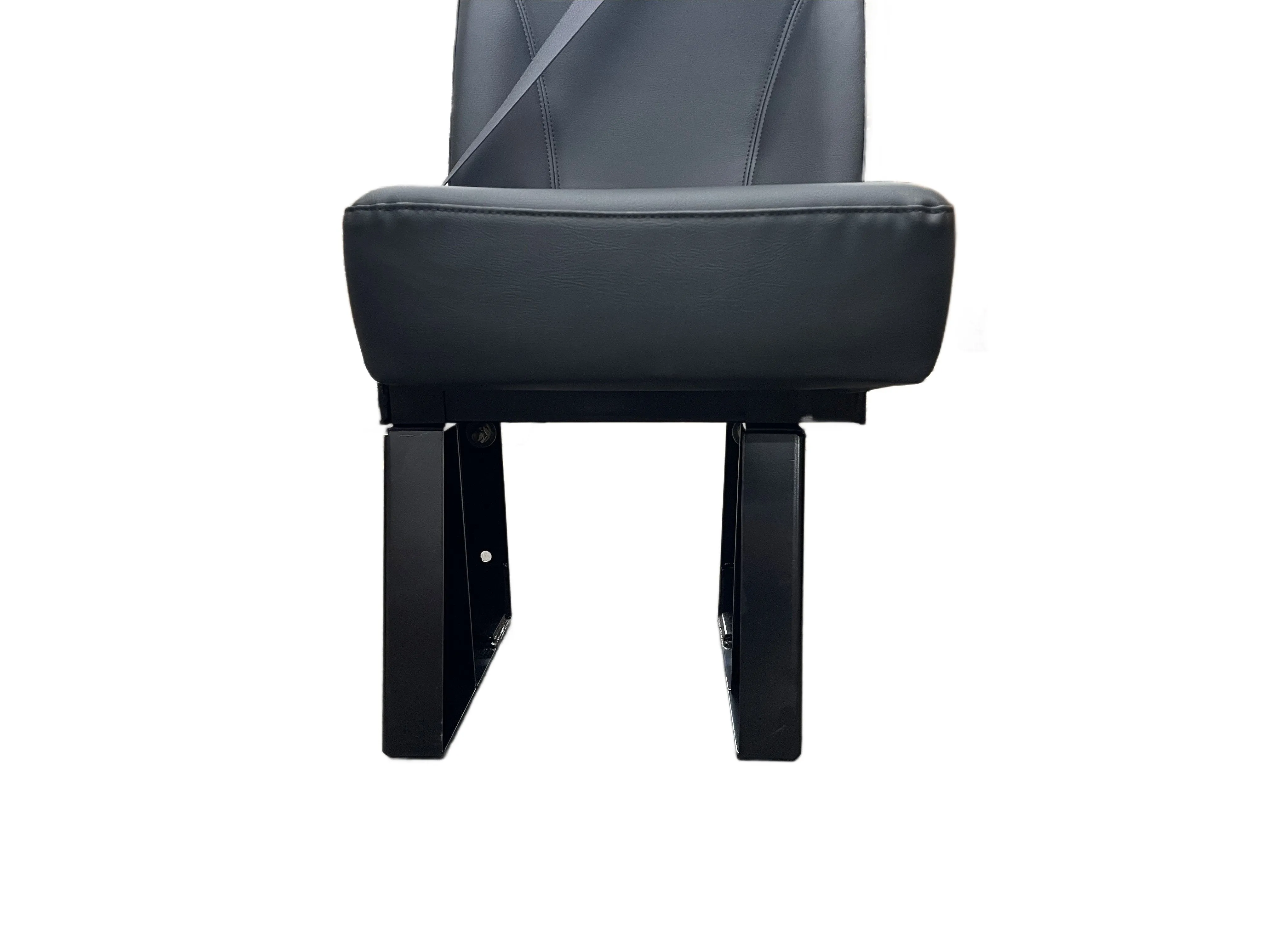 Commuter 125 Passenger Seat - Street Side 3PT in Black Vinyl