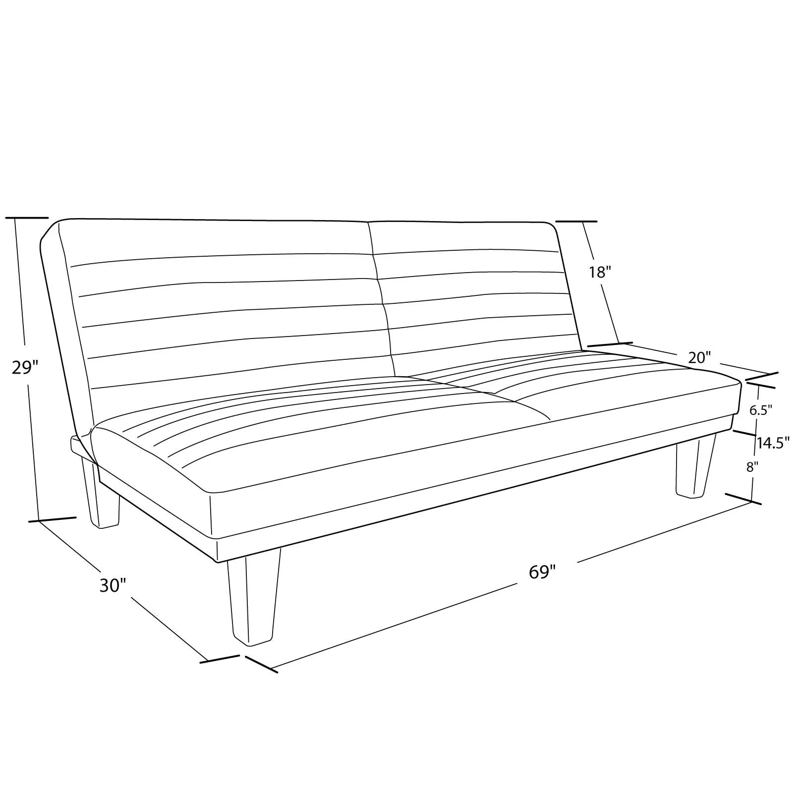 Dillan Futon Sofa Bed