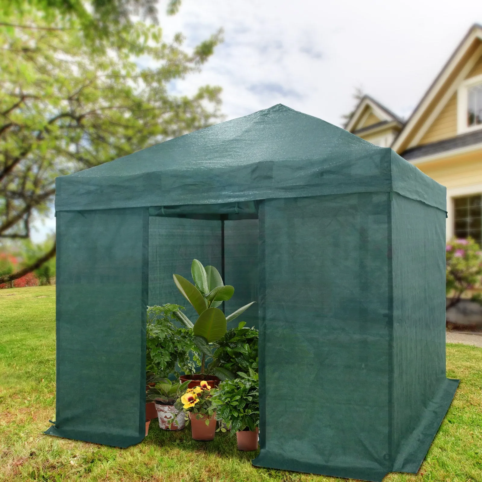 EAGLE PEAK 10x10 Pop-up Walk-in Greenhouse