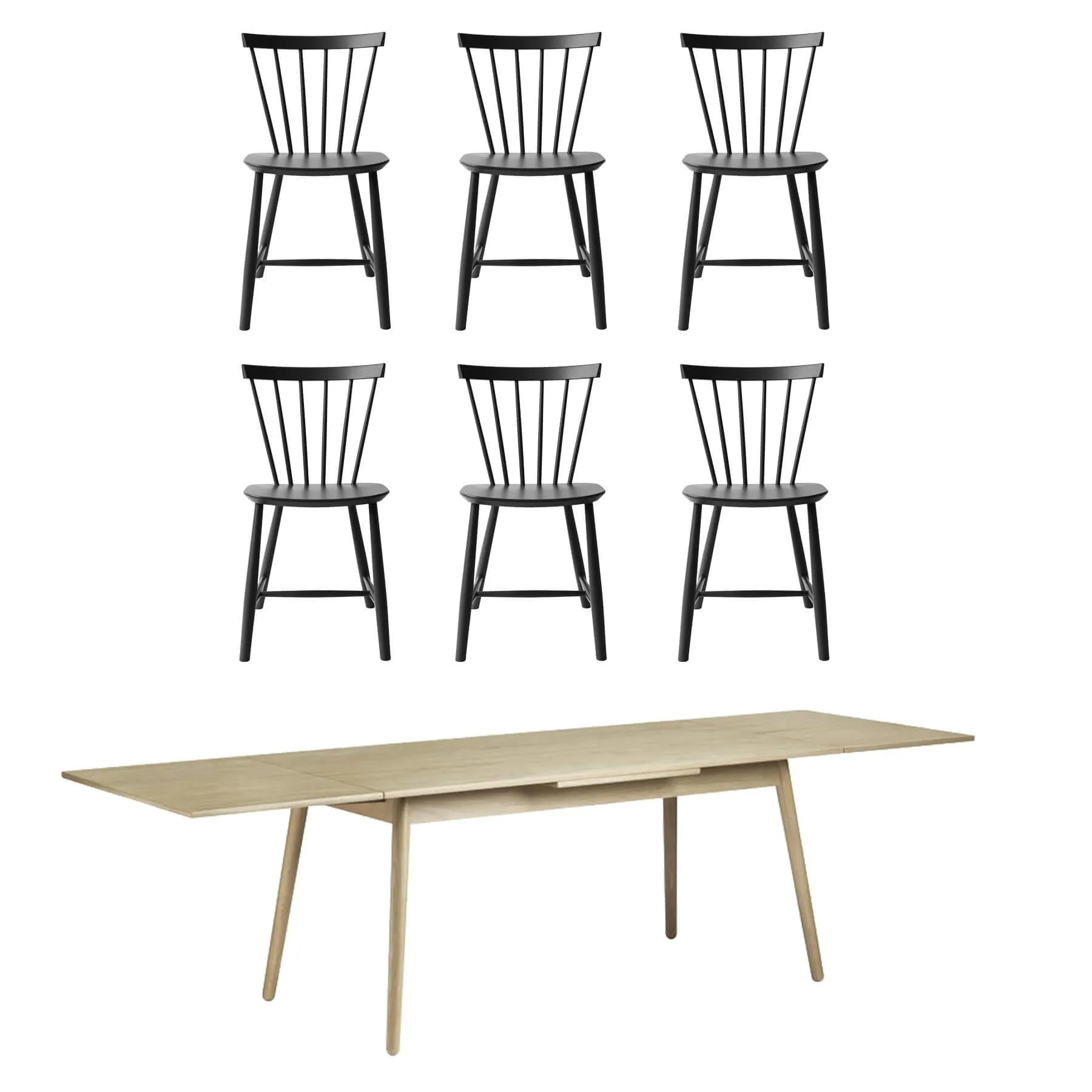 FDB Mobler Family Dining Table Bundle