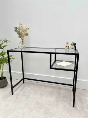 Glass Metal Dressing Table