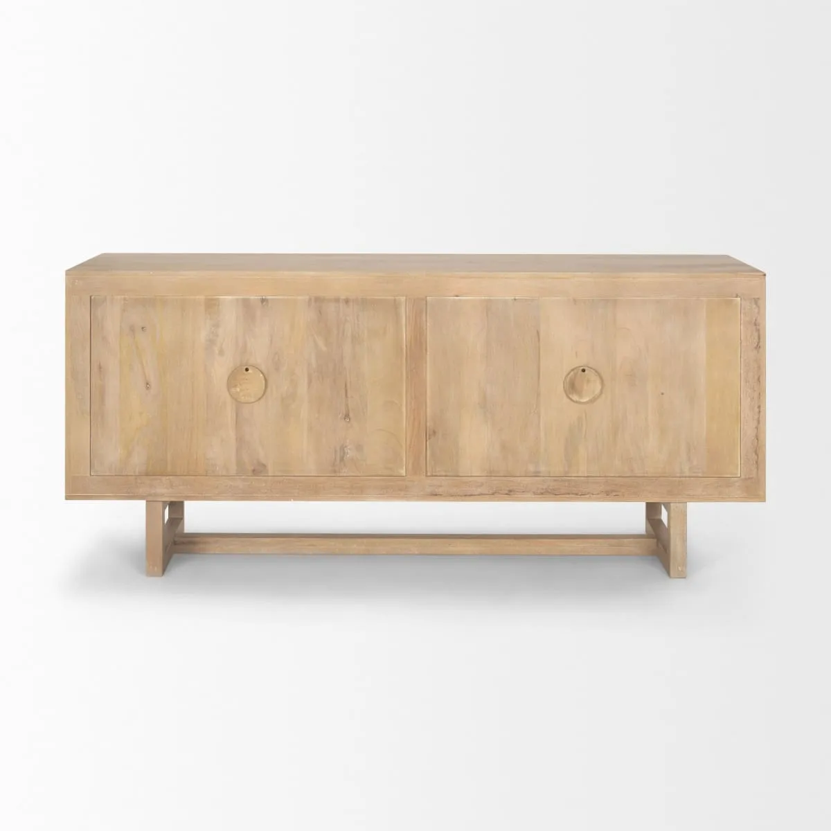 Grier Sideboard Light Brown Wood | Cane Accent