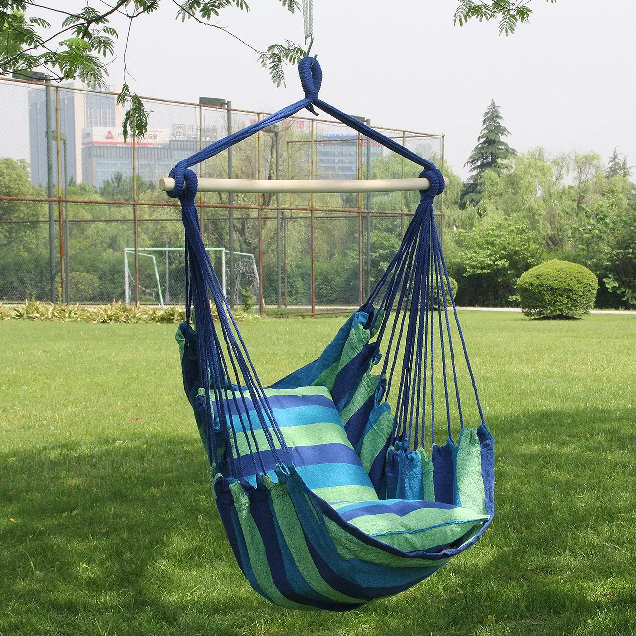 Hanging Rope Hammock Swing Chair - Sorbus