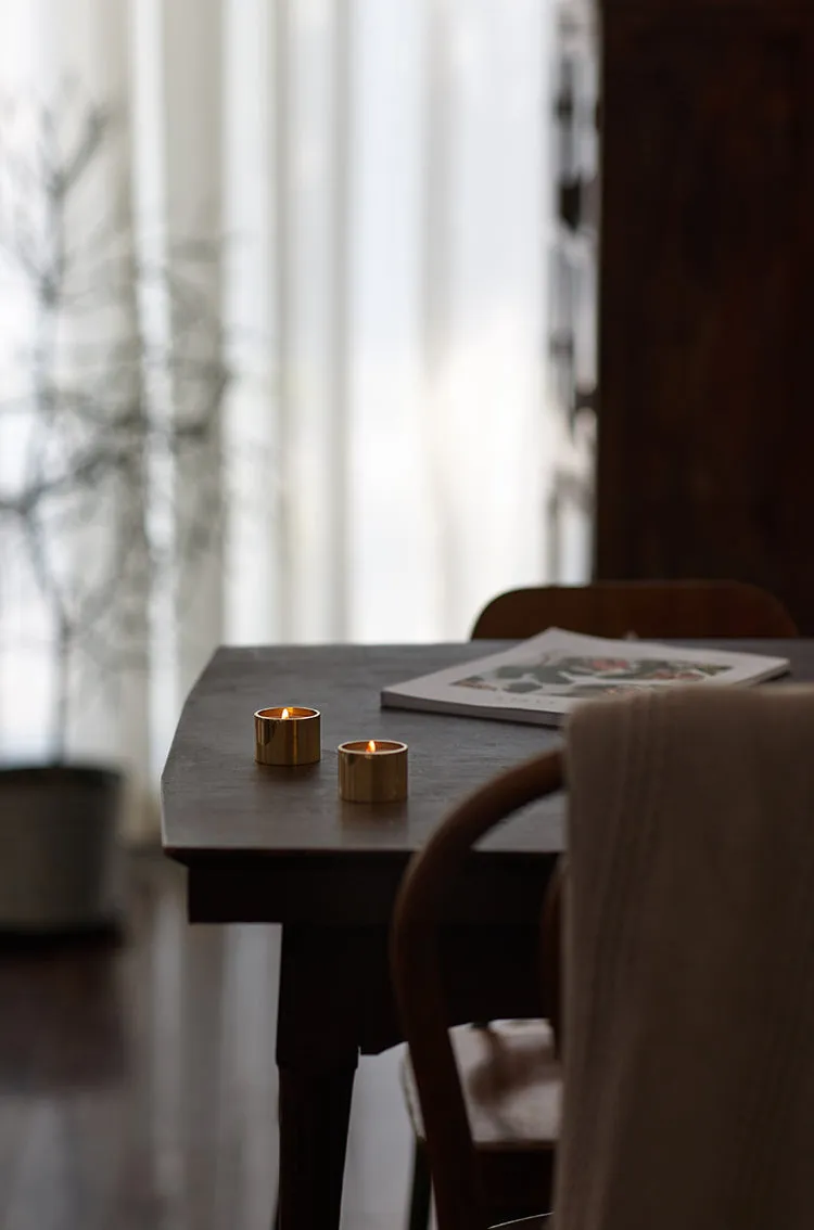 Illuminate your Moments with Our Brass Tea Light Holders