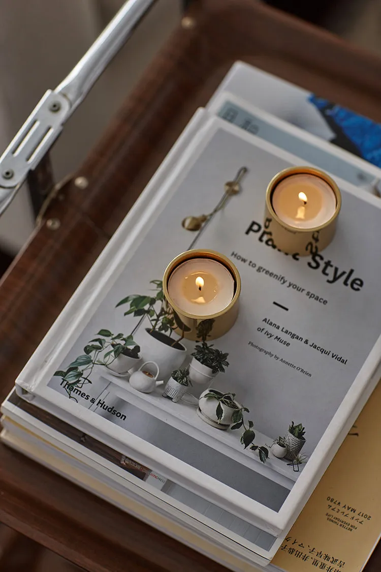 Illuminate your Moments with Our Brass Tea Light Holders