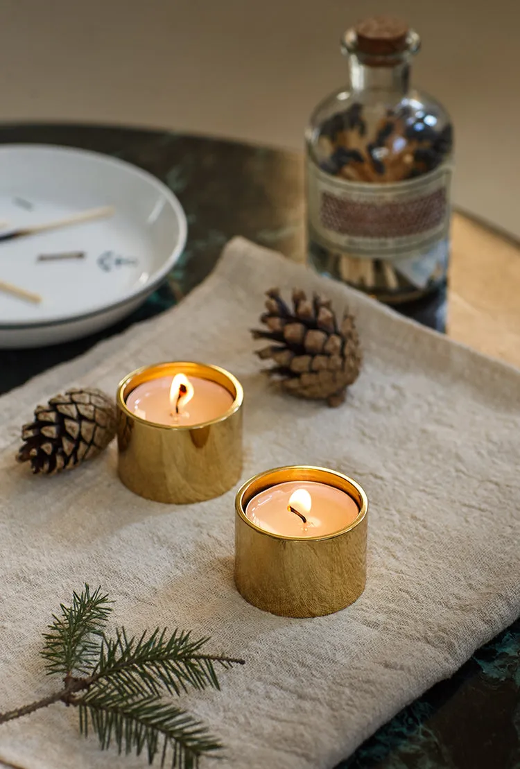 Illuminate your Moments with Our Brass Tea Light Holders