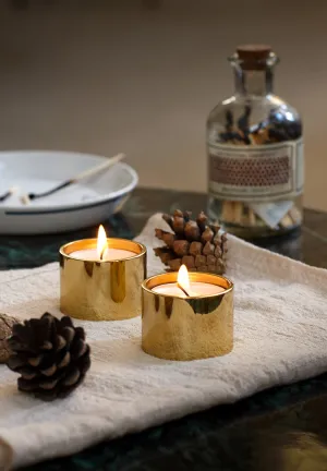 Illuminate your Moments with Our Brass Tea Light Holders