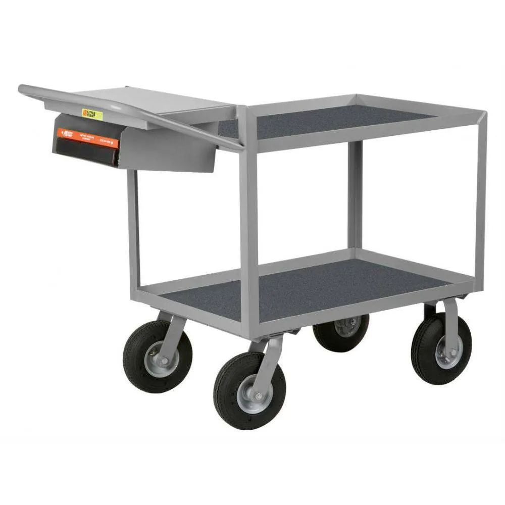 Instrument Cart, Writing Shelf and Storage Pocket (No-Slip Top w/ Lip)