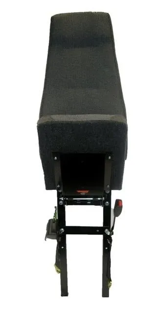 Jump Seat 03 - Step Van Seat in Gray Cloth