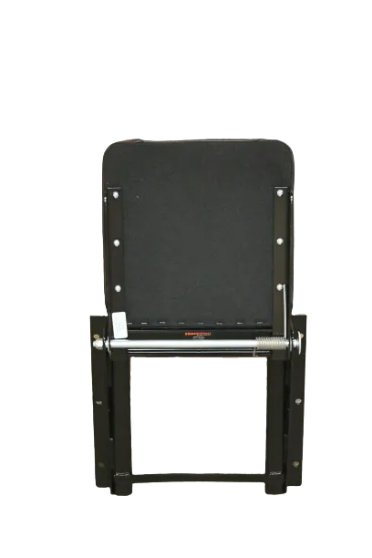 Jump Seat 15 - Step Van Seat in Black Vinyl