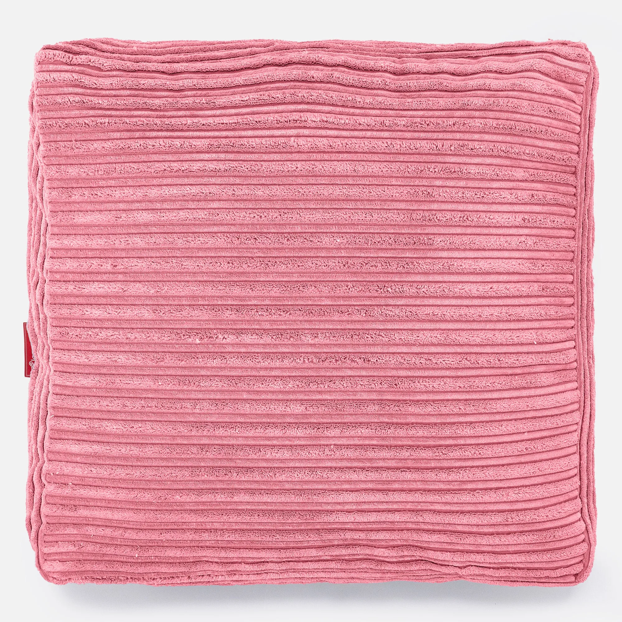 Large Floor Cushion - Cord Coral Pink