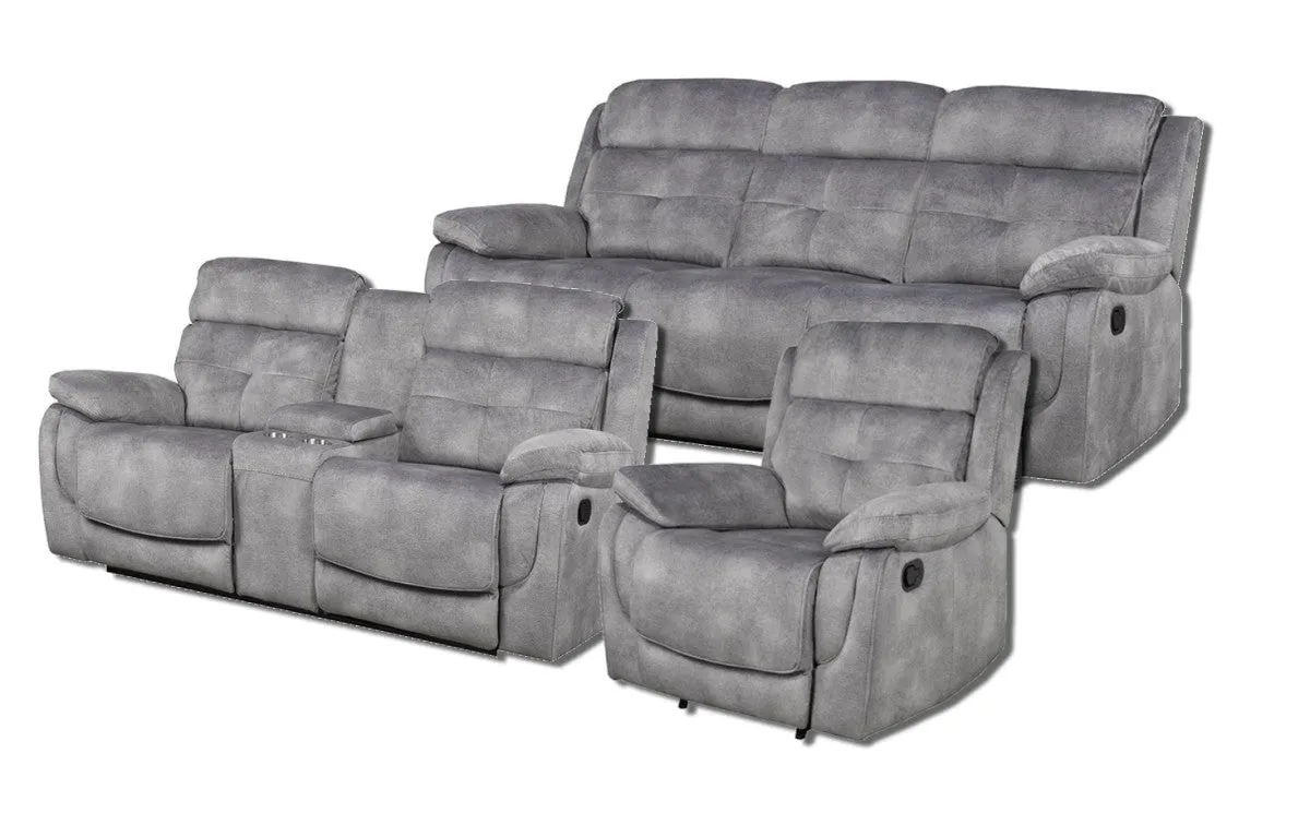 Loveseat Recliner - Grey