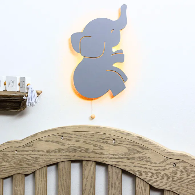 LumiDreams Wall Light - Kid's Decor Nightlight Elephant