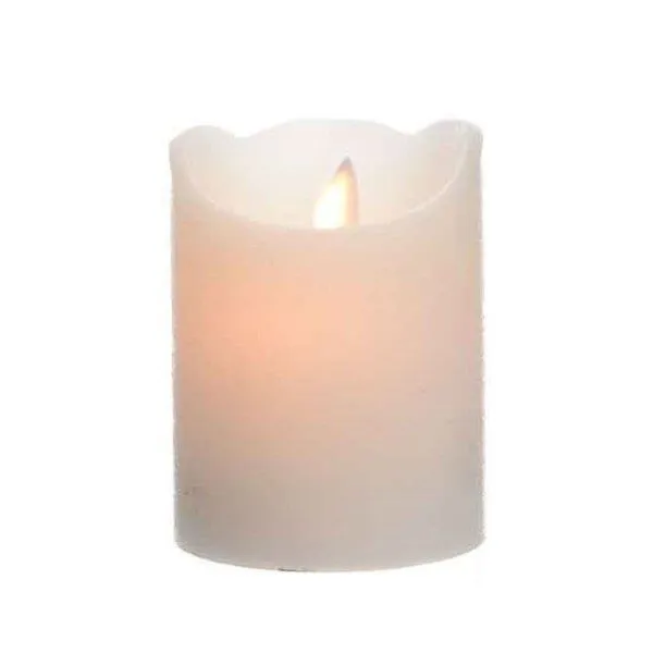 Lumineo 10cm Cream LED Waving Candle