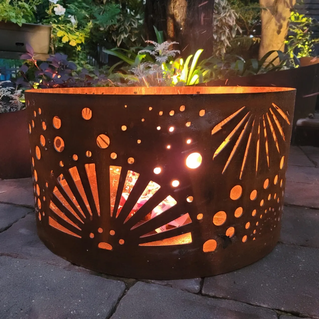 Monarch Squat Round Fire Pit