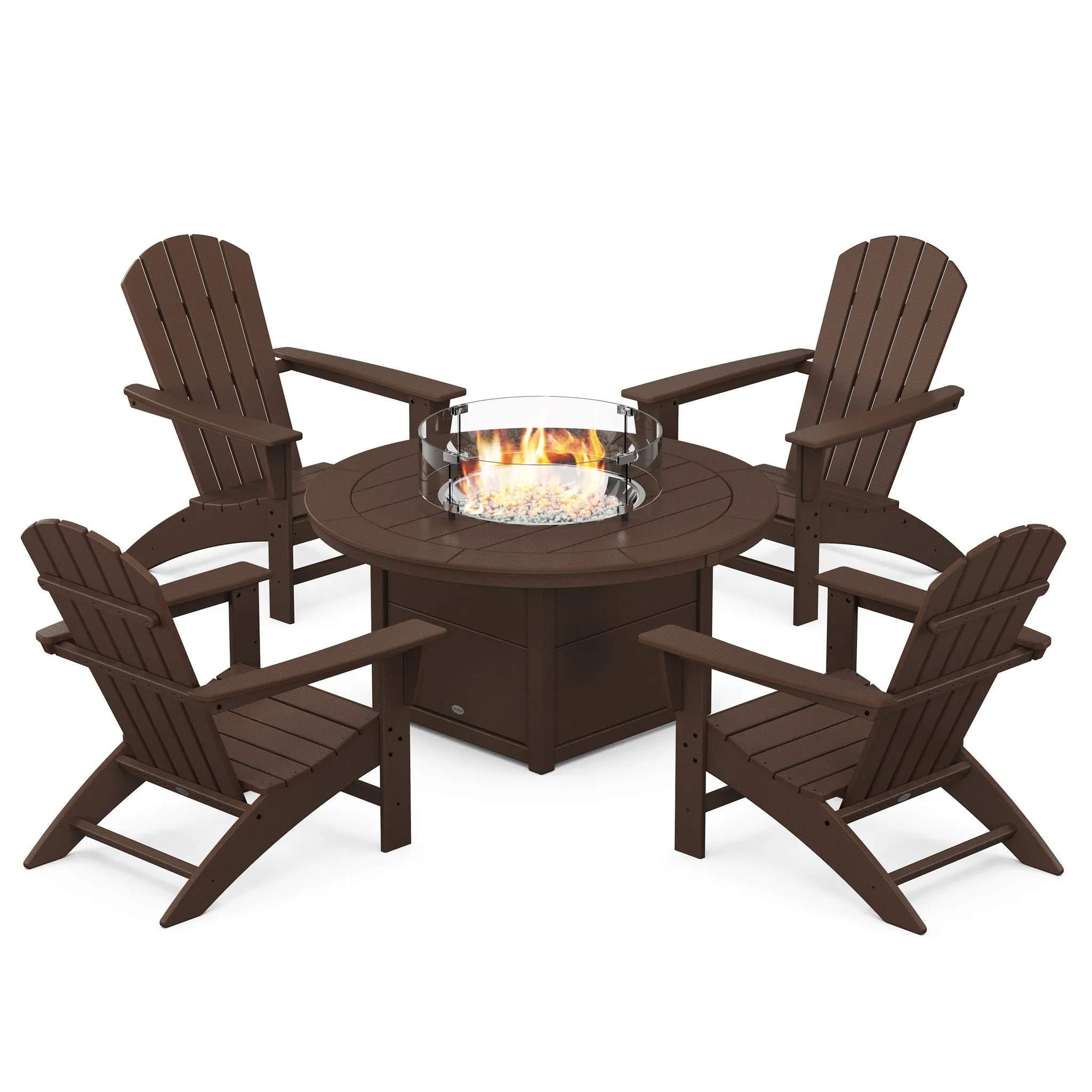 Nautical Adirondack 5 Piece Conversation Fire Group