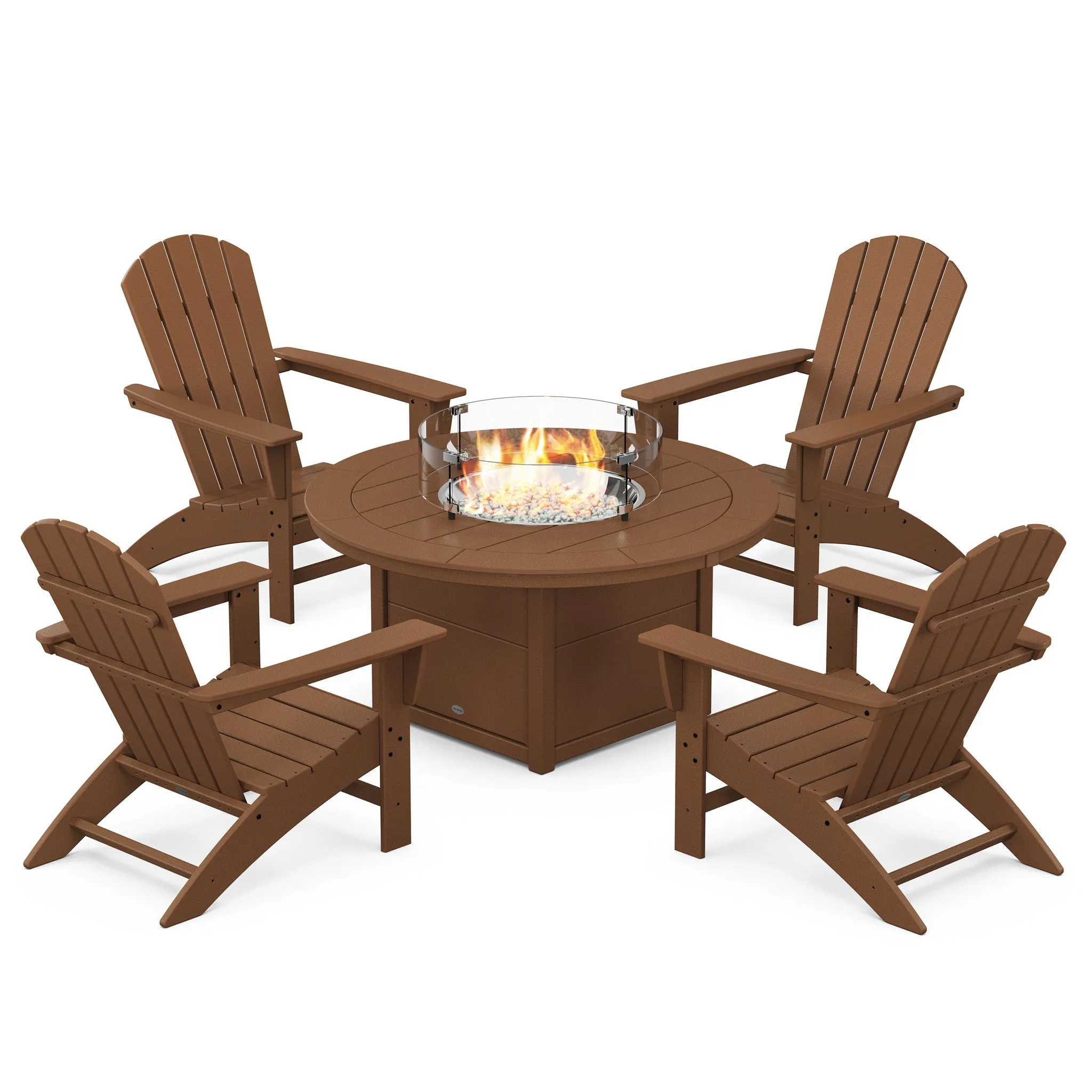 Nautical Adirondack 5 Piece Conversation Fire Group