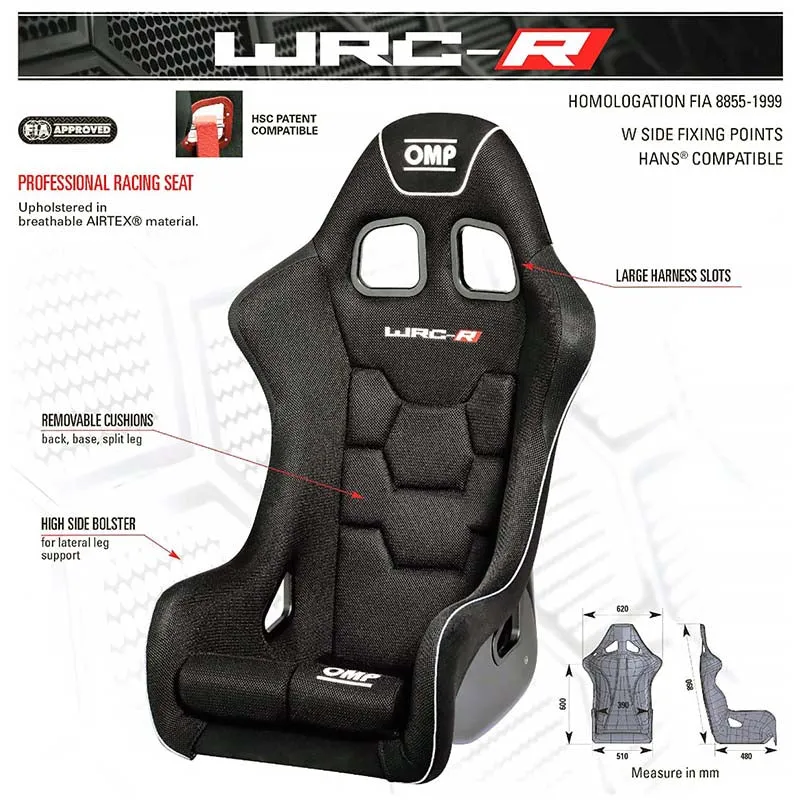 OMP WRC-R Carbon Racing Seat