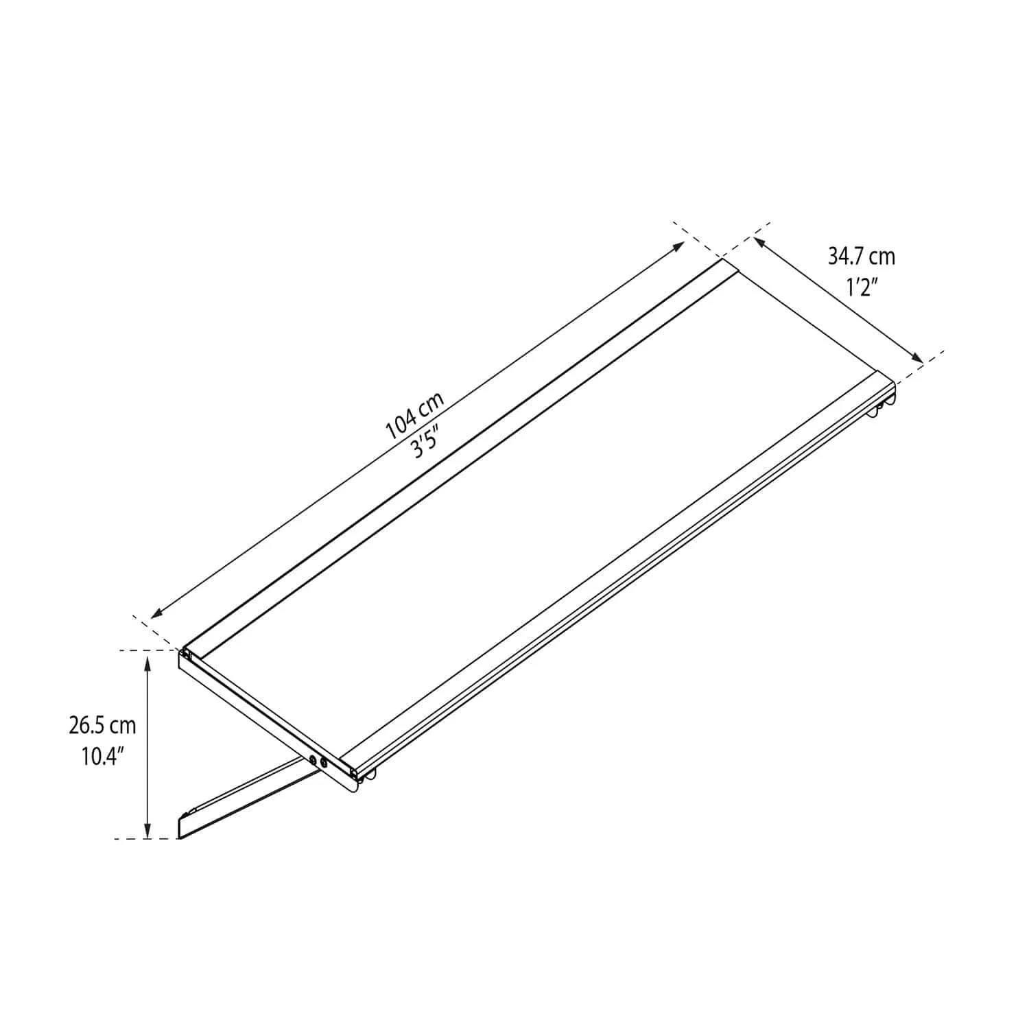 Palram - Canopia | Utility Shed Shelf Kit