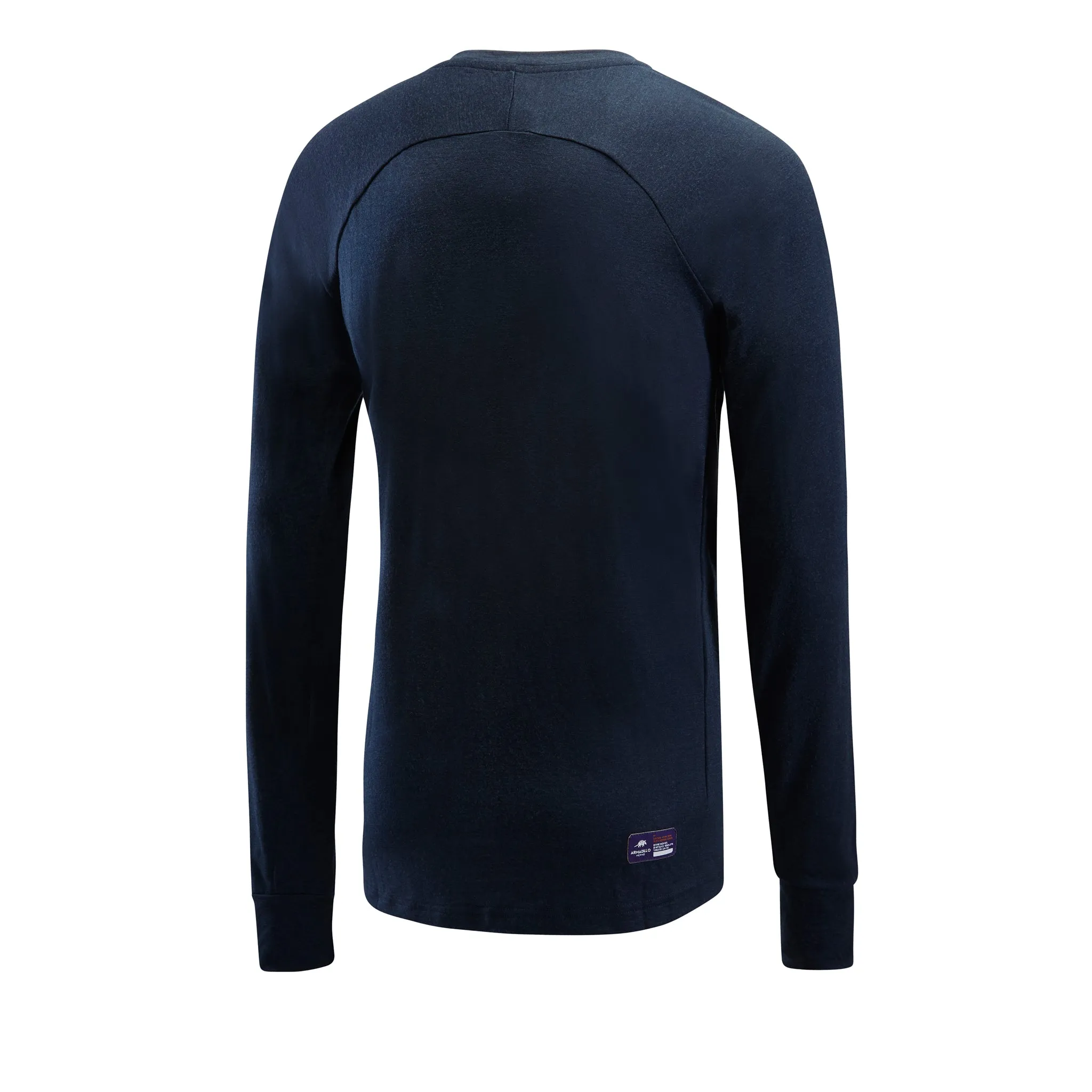 PANTHER - Mens Merino Wool Baselayer Big Cat Long Sleeve Crew Neck