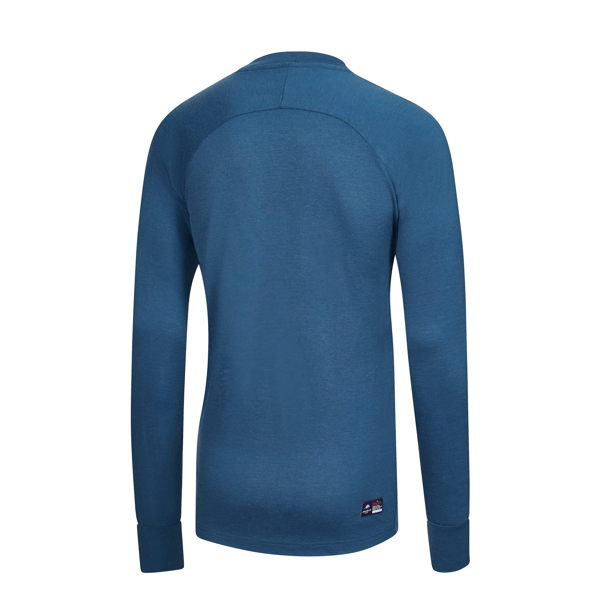 PANTHER - Mens Merino Wool Baselayer Big Cat Long Sleeve Crew Neck