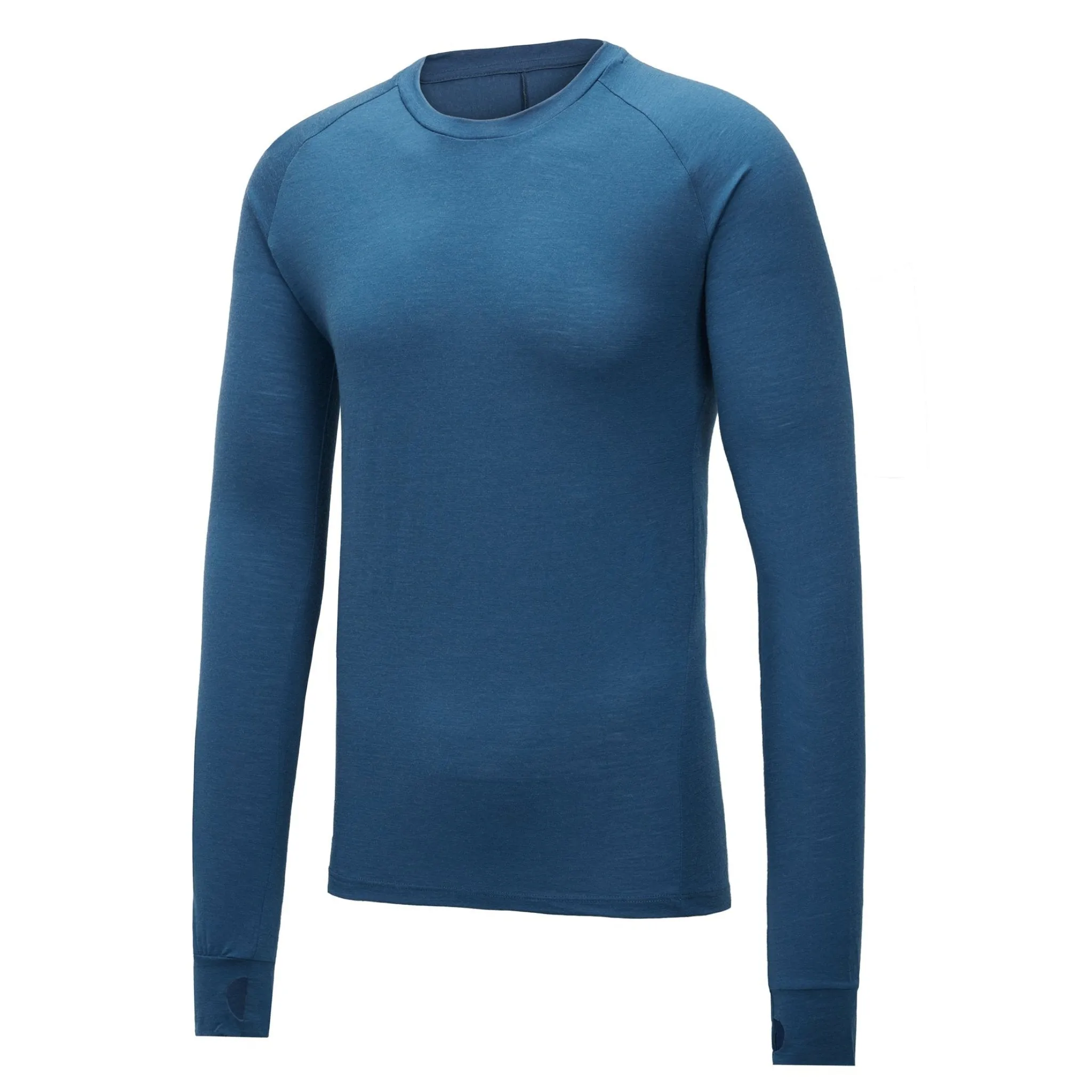 PANTHER - Mens Merino Wool Baselayer Big Cat Long Sleeve Crew Neck