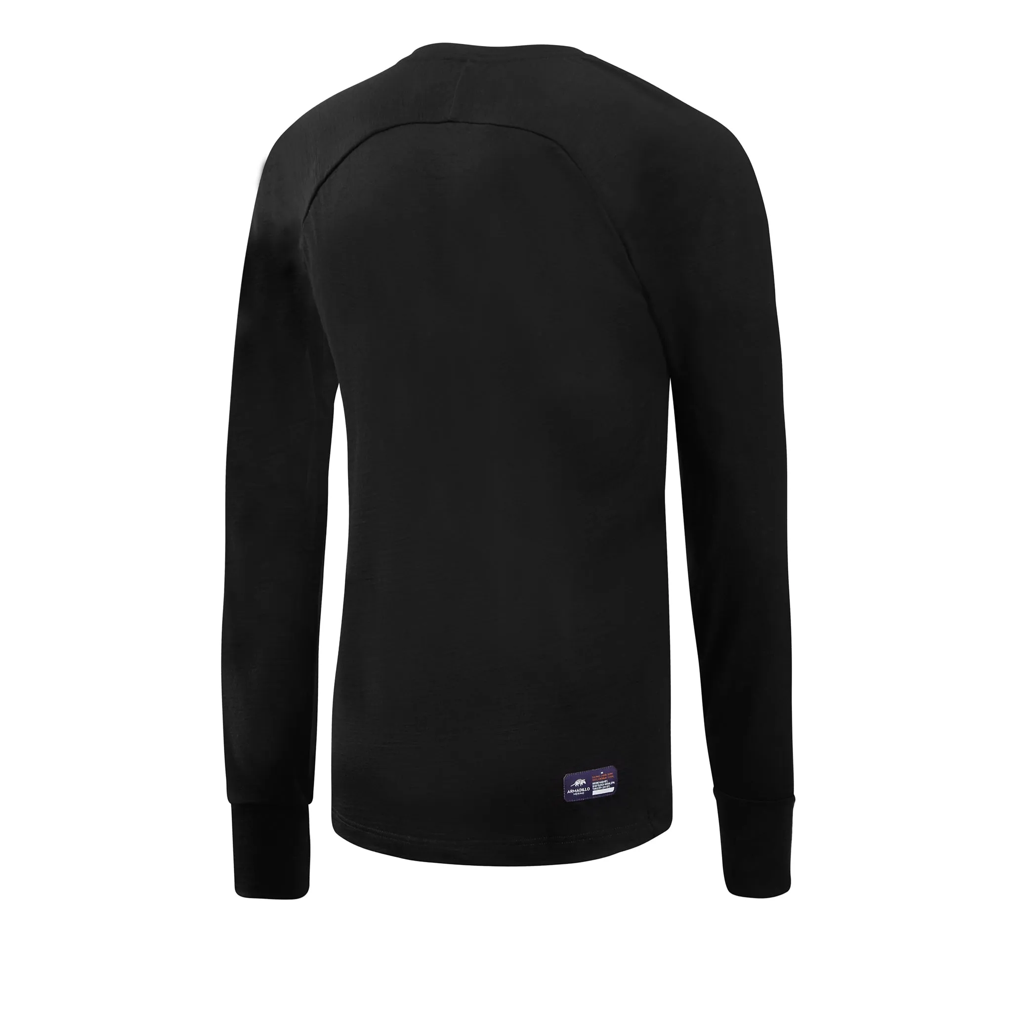 PANTHER - Mens Merino Wool Baselayer Big Cat Long Sleeve Crew Neck