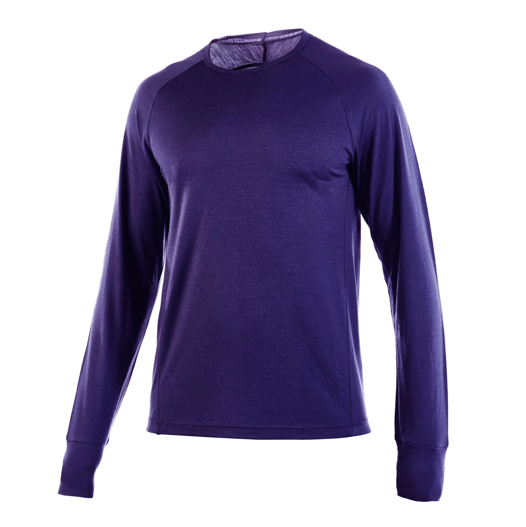 PANTHER - Mens Merino Wool Baselayer Big Cat Long Sleeve Crew Neck