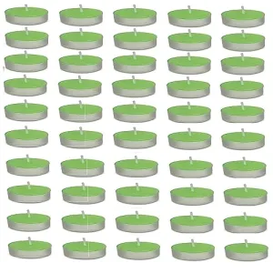 PeepalComm Premium Unscented Smokeless T-Light Candles Set of 150 for Diwali Decoration,Home,Office (Green Set of 150)