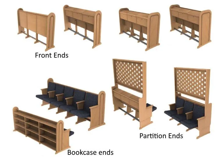 Pews & Chairs For Synagogue & Temple Seating