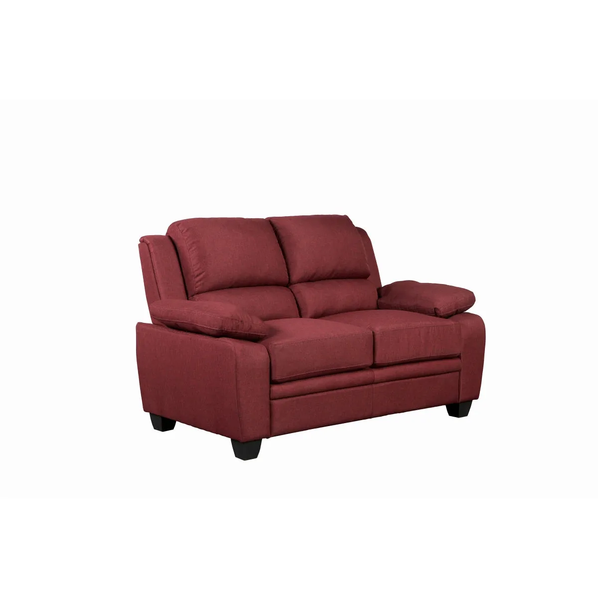 PlushRed Loveseat